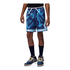 Jordan Dri-FIT Big Kids' MJ Printed Sport Diamond Shorts Blue Void