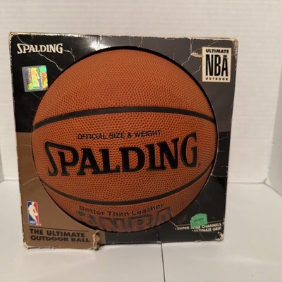 1995 Spalding Ultimate Outdoor Game Ball NBA Basketball In Box David J. Stern