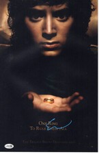 Elijah Wood signed 11x17 Poster Frodo Baggins The Lord of the Rings JSA