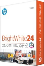 HP Paper Printer Paper 8.5x11 BrightWhite 24 ...
