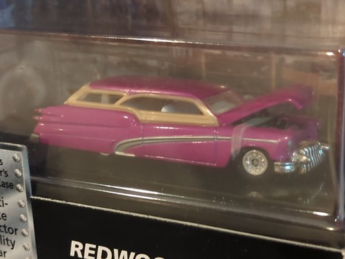 🔥NM 1998 Hot Wheels 100% FREDDO DA COLLEZIONE 1950 REDWOOD CUSTOM BUICK CON CUSTODIA - Foto 9 di 10