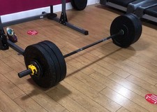 Primal Strength Nero Barbell and 120kg Hi Temp bumper weight plates 5 10 15 20kg