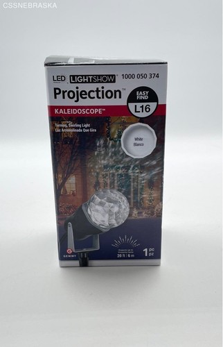 Gemmy White Christmas Outdoor LED Light Show Projector - White 35074