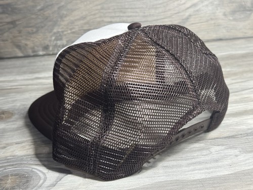 GAUNT & SON ASPHALT ADJUSTABLE SNAPBACK TRUCKER/MESH HAT WHITE Wabash Indiana - Picture 8 of 8