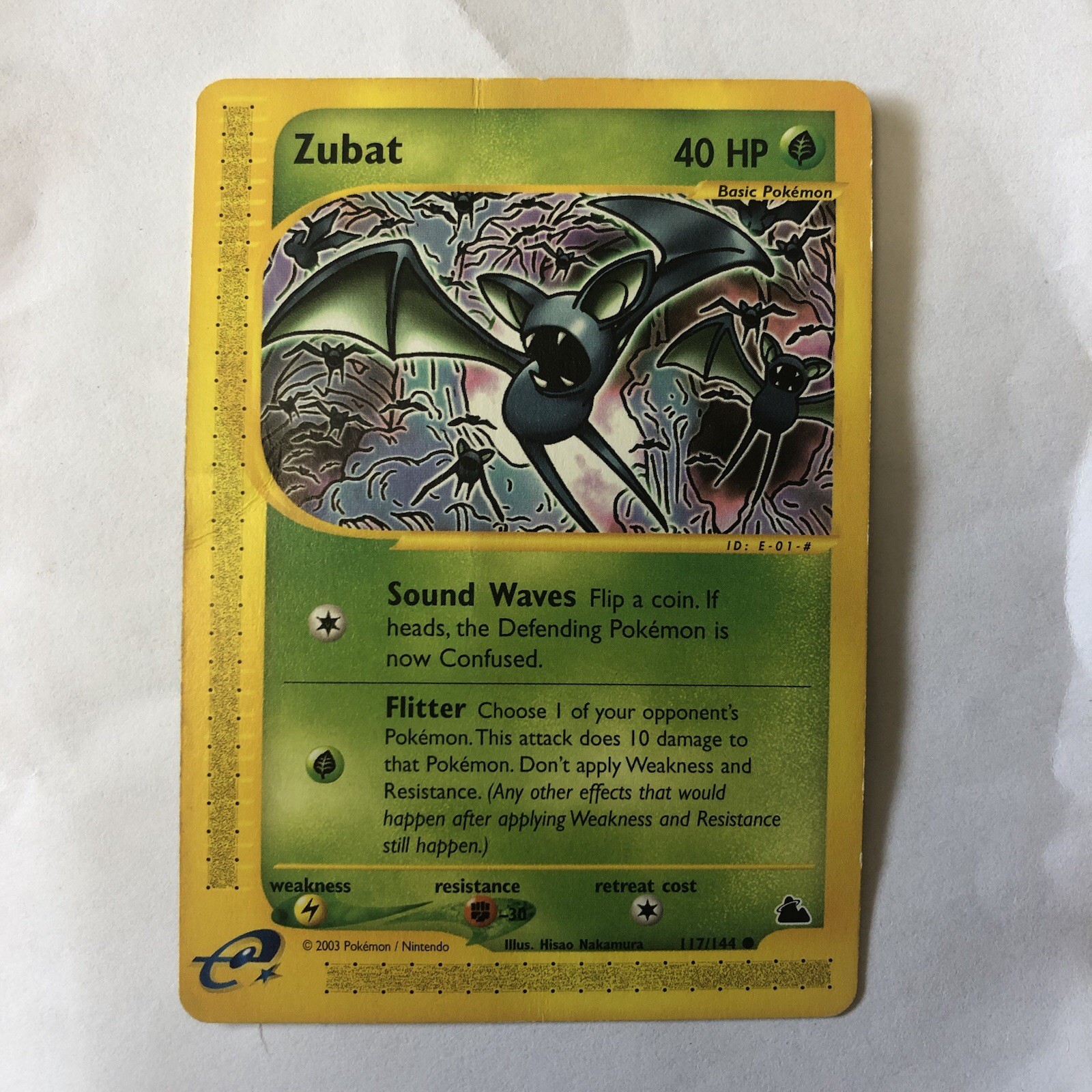 Pokemon Zubat - Skyridge - 117/144
