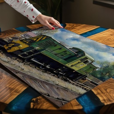 Class 14 Diesel Rangierlok A3 Druck Poster Modelleisenbahnen 00 Guage Trains Kunst