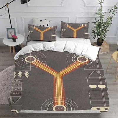 Science-Fiction Back to the Future Bettwäsche Set + Kissenbezüge 80x80 cm TK - Bild 1 von 2
