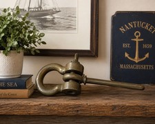 Bronze Vintage Nautical Heavy Duty Screw Pin Anchor Shackle Removable Eye Bolt 