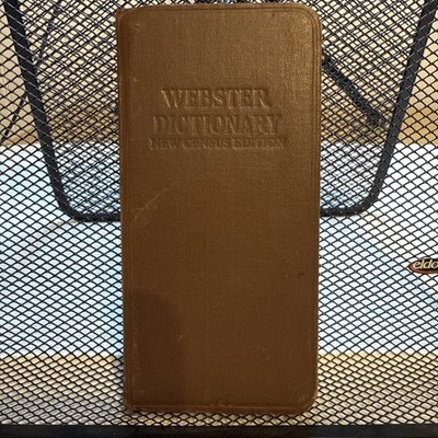 Vintage Webster dictionary new senses edition/pocket, 1941