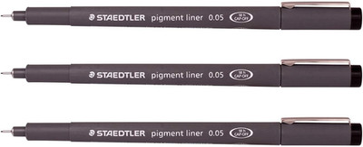 Staedtler 0.05 Mm Pigment Liner Fineliner Sketching Drawing Drafting Pens Pack o