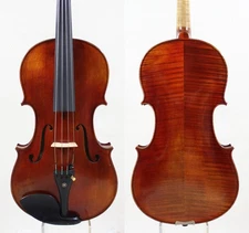 Master Performance!A Strad Viola Copy,15.5",Aubert Bridge M8674 European Wood!