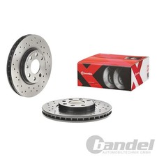 2X BREMBO BREMSSCHEIBEN 260mm GELOCHT/INNENBEL. VORNE PASSEND FÜR OPEL COMBO