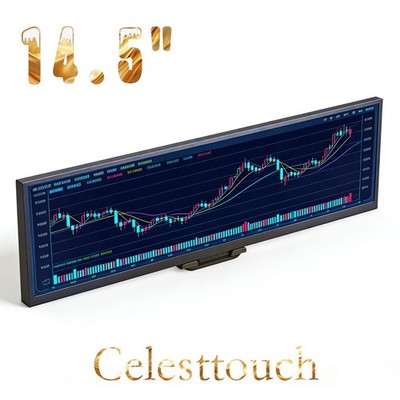 14.5'' Metal Case 2560×720 2.5K IPS Touch Sensor Type C HD Port 32:9 LCD Monitor