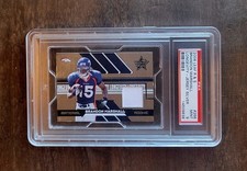 2006 SP BRANDON MARSHALL Worn Jersey Rookies & Stars /100 SILVER LONGEVITY PSA 9