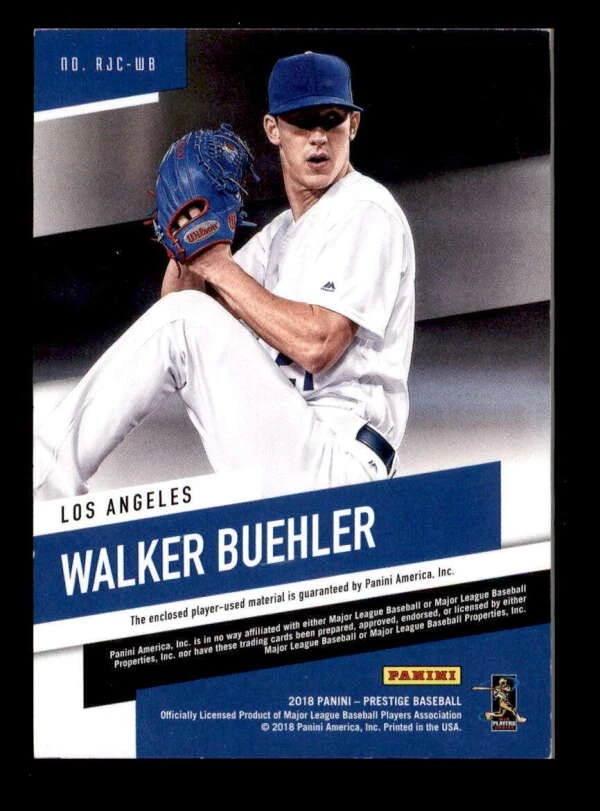 沃克·布鲁勒 2018 帕尼尼 PRESTIGE 罕见红色新秀球衣补丁 #02/10 BF8498 — 第 2/2 张图片