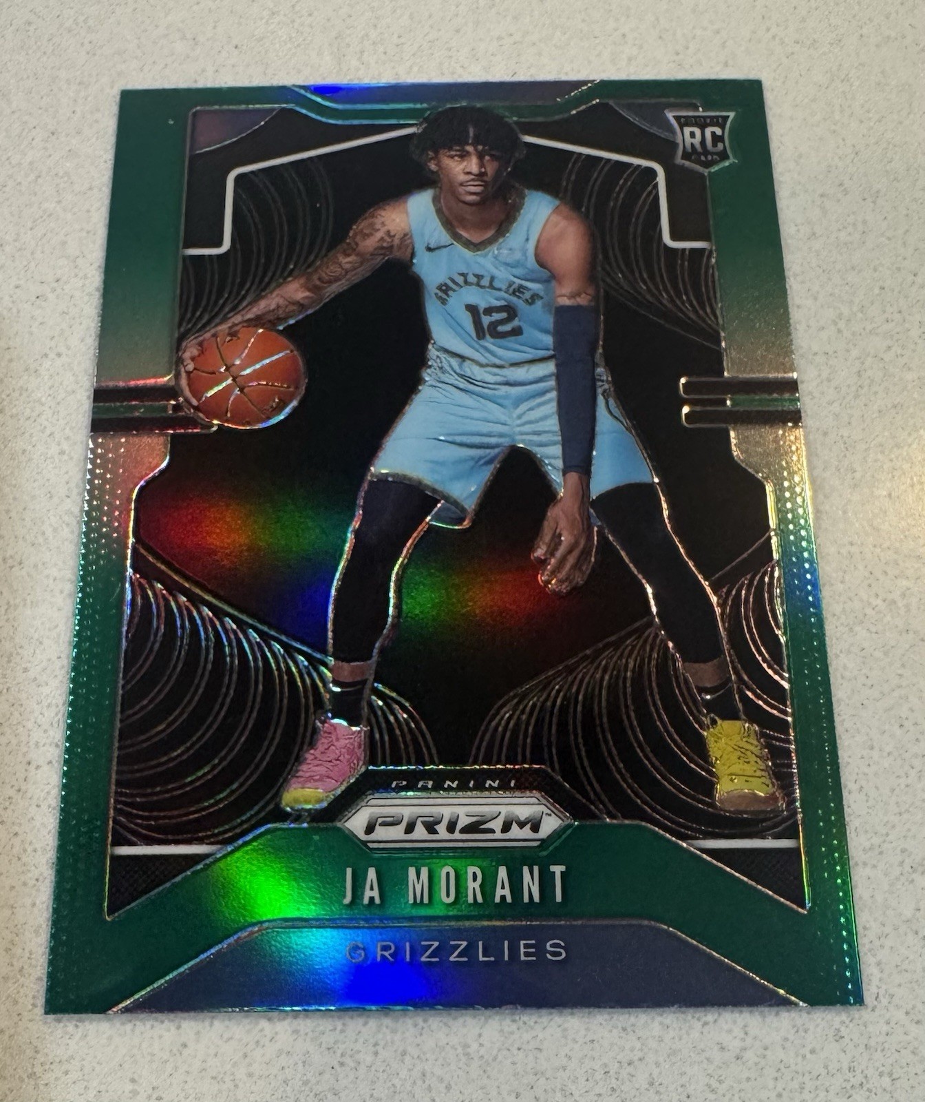 2019-20 Panini Prizm - Rookie Ja Morant #249 Green Prizm (RC)
