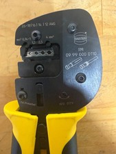 Harting Crimp Tool 09 99 000 0110 Yellow/Black for Han-E Han-D Han-C 26-12 AWG