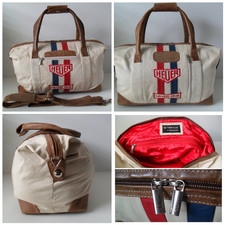 TAG Heuer Dakota Boston Bag Duffle - Authentic HEUER Racing - RARE - Exc. Cond.