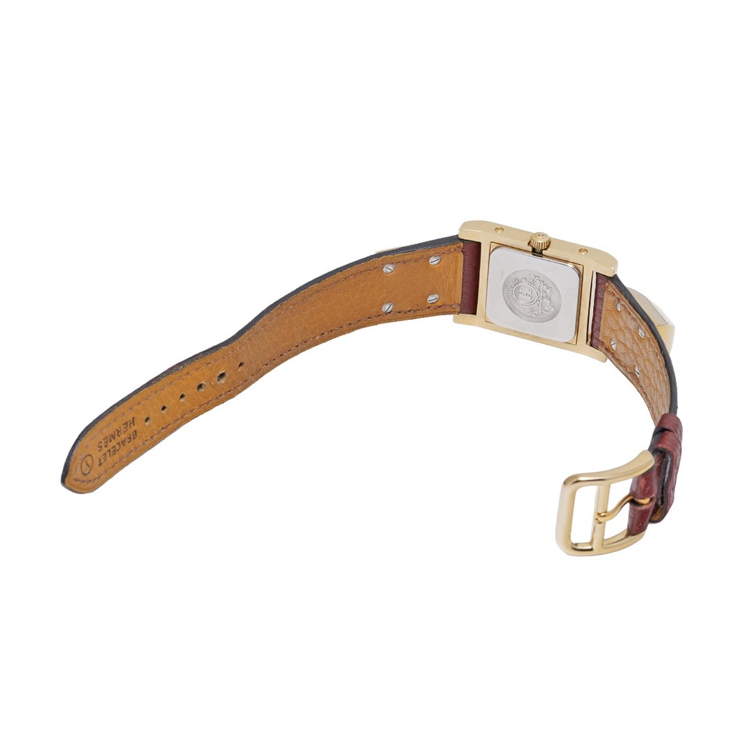 Used HERMES ME1.201 White Ladies Watch from JAPAN image 4