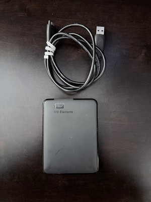 Western Digital 2TB Elements External Hard Drive (USB 3.0)