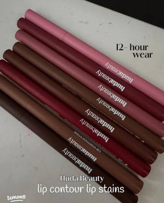 Authentic HUDA BEAUTY Lip Contour Lip Stain for 12-Hour Wear,11 SHADES ...
