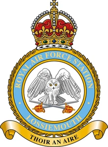 RAF Lossiemouth badge patch Self Adhesive Vinyl Sticker