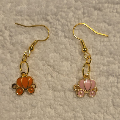 Cinderella Pumpkin Earrings