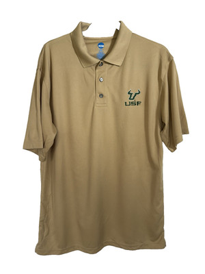 KA Inc NCAA Shirt Size M USF Bulls Polo Pullover Short Sleeve