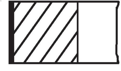Kolbenringsatz MAHLE 222 RS 00102 0N0 SMART FORTWO Coupe (451) 1 2007-