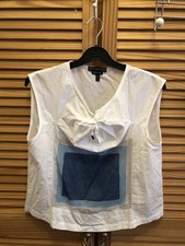 🩵🩵MARITHE + FRANCOIS GIRBAUD Cotton Top Made In Italy I 42 UK S VGC