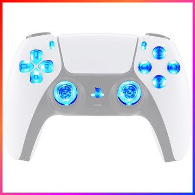 DTF LED Kit für PS5 Controller BDM-030/040/050, 7 Farben, 9 Modi, Tasten Set