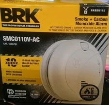 Brk Smoke Carbon Monoxide Alarm Smco110v-ac
