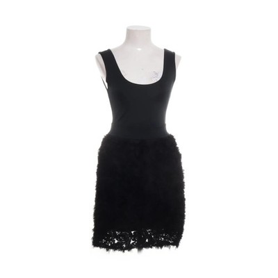 Zara Basic, Kleid, Größe: M, Schwarz, Acetat/Elasthan/Polyester, Einfarbig #J9H