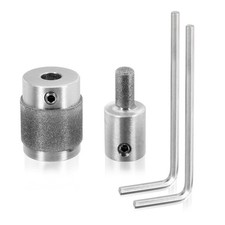 1 3/4 Inch 2 Pcs Diamond Grinder Bit Head Tools, Silver Tone MGB01 MGB34