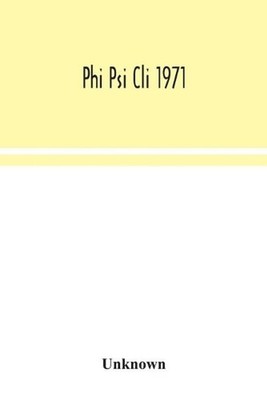 Phi Psi Cli 1971 (English) Paperback Book