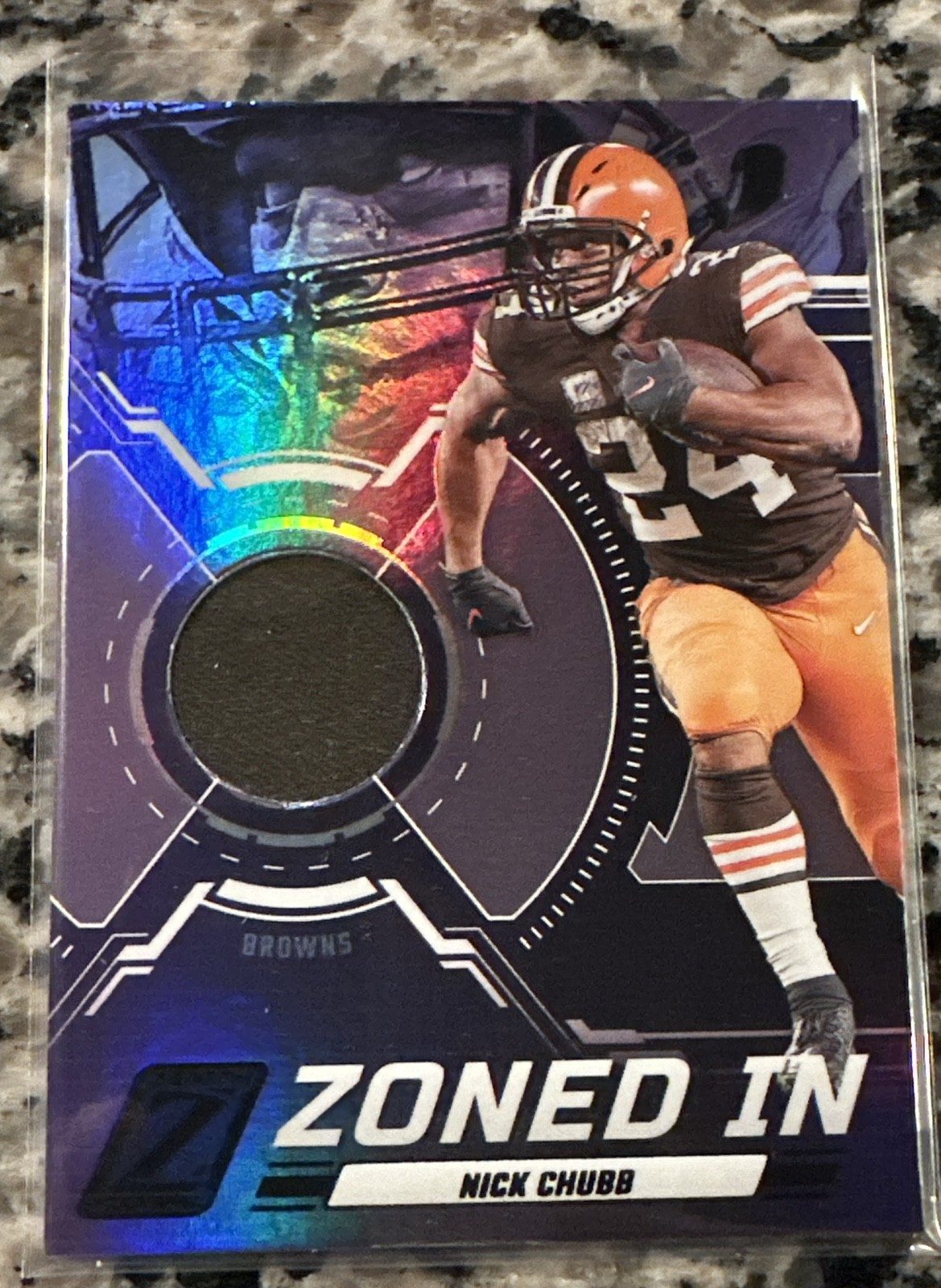 2023 Panini Zenith - Zoned in Nick Chubb #ZI-NCB (MEM)