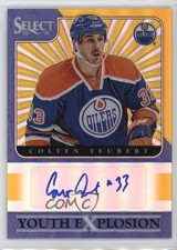 2013-14 Panini Select Youth Explosion Gold Prizm 2/10 Colten Teubert Auto 0k70