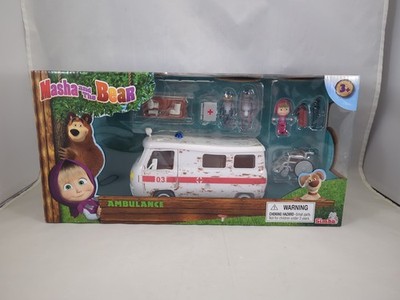 Masha and the Bear Ambulance Playset Jada Simba Toys NEW SEALED