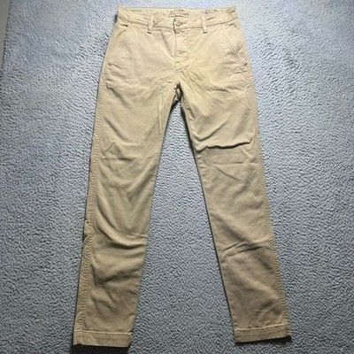 Levis XX Chino Slim Taper Pants Mens 30x32 Khaki Tan Twill Trousers 17196-0014