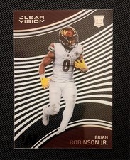2022 Panini Chronicles - Brian Robinson Jr. #CVR-14 Clear Vision Rookie (RC)