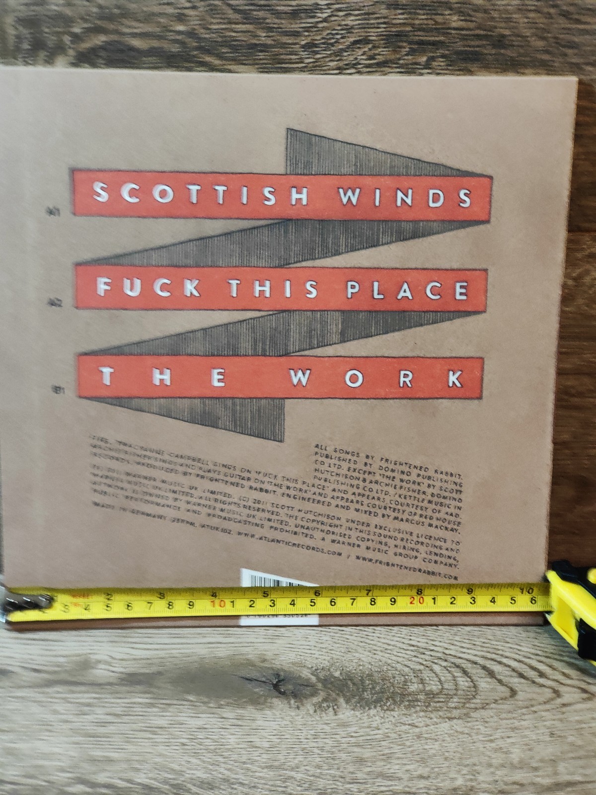 A FRIGHTENED RABBIT EP-UK RSD LIMITED 10"" RED VINYL EP 2022