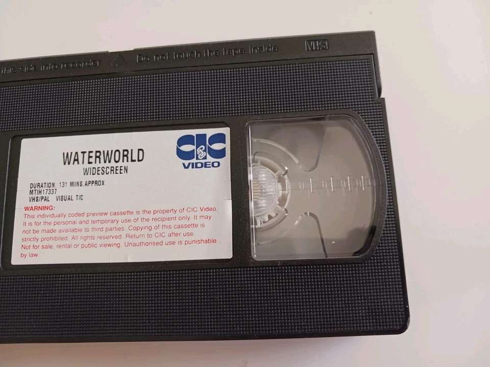 Waterworld Vhs CIC Preview Individually Coded Promo Tape Widescreen 1995 Rare - Image 4 of 4