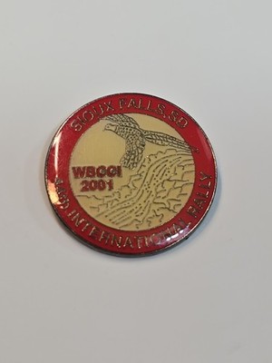 WBCCI 2001 Lapel Pin Sioux Falls South Dakota 44th International Rally