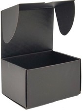 15 PCS 12x9x6 Inch Shipping Boxes Black Mailer Corrugated Cardboard Box