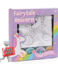*Create & Play* Fairytale Unicorn Magical Finger Painting Kit 3yrs+ FREE Post