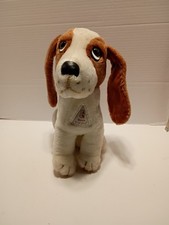 Hush Puppies Basset Hound Puppy Dog Vintage Mascot Plush Stuffed Animal Sad Eyes