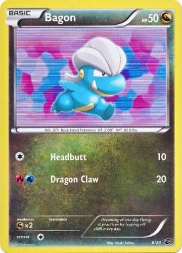 Bagon - 6/20 LP, English Pokemon Dragon Vault