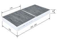 Bosch 1 987 432 571 Filter, Innenraumluft FüR MERCEDES-BENZ