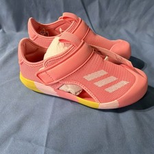 adidas Altaventure CT C Pink/Yellow Slip-On Water Shoes Kids Size 12K