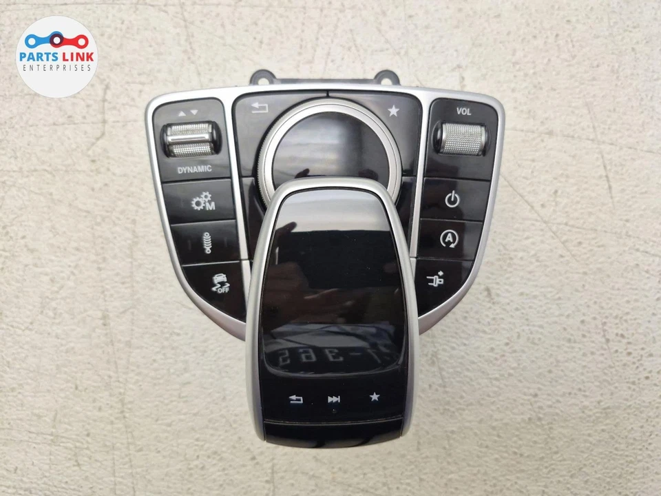 Mercedes C63 AMG 2017-18 consola central panel táctil multimedia perilla giratoria MMI W205 OEM Foto 4 de 4